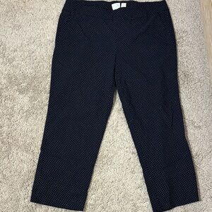 Black and White Polka Dot Capris